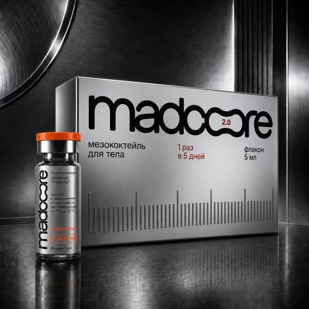 Премиальная металлическая карточка продукта MADCORE 2.0
